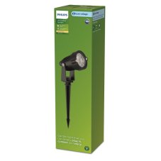 Philips 8720169269217 GardenLink Low Volt 24V Caper nízkonapěťové venkovní svítidlo/reflektor LED 1,5W/180lm 2700K IP44 černá, bez napájení