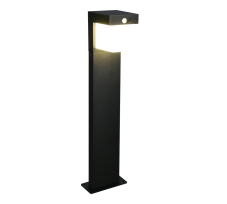 TRIO Reality R53286132 COLOMBO solární stojanové svítidlo/sloupek se senzorem V500mm SMD LED 5,5W/650lm 4000K IP44 černá matná, hybrid
