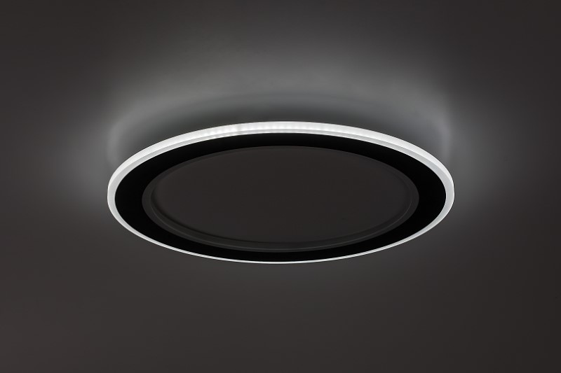 RABALUX 71406 Golwen stropní svítidlo D450mm LED 22W/1550lm 3000-6500K černá, bílá, stmívatelné, dálkový ovladač