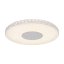 GLOBO 49336-24R DENNI stropní LED svítidlo 400 mm 24W / 1600lm neutrální bílé světlo (4000K) IP20 stříbrná metalíza