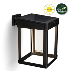 Philips 8720169263918 UltraEfficient Solar Camill solární nástěnné svítidlo se senzorem LED 1,4W 250/25lm 3000K IP44 černá