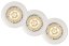 Lucide 11001/15/31 FOCUS zápustné svítidlo výklopné 3-set 3xGU10 bílé