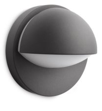 Philips 16245/93/PN June venkovní nástěnné svítidlo E27 1x42W IP44 antracitové