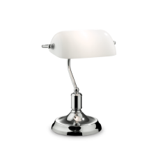Stolní lampa Ideal lux 045047 Lawyer TL1 CROMO 1xE27 60W
