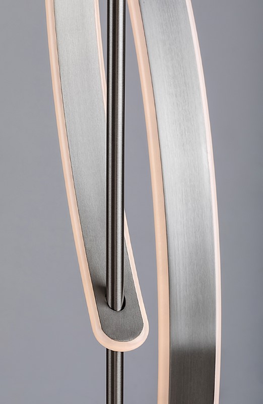 RABALUX 74197 Jarnelle stojacia lampa LED 30W/2000lm 3000K saténová chrómová, biela