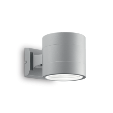 Exteriérové nástěnné svítidlo Ideal lux 061474 SNIF ROUND AP1 GRIGIO 1xG9 40W IP54