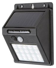 Rabalux 7880 Ostrava exteriérové solárne svietidlo LED 1,3W/100lm 4000K IP44 čierna, senzor