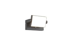 TRIO 246869142 KANSAS vonkajšie nástenné svietidlo so senzorom SMD LED 10W/1000lm 3000K IP54 antracit