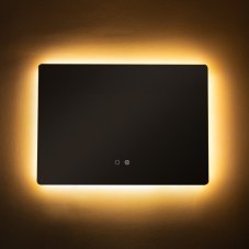 LED koupelnové hranaté zrcadlo s osvětlením a vyhříváním 50x70 cm 815lm 3000+4000+6000K IP44, průhledné - Zuma Line LUSTRO D3001