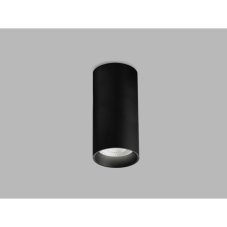 LED2 1251433DT LUKY stropné povrchové bodové svietidlo LED D80mm 15W/1425lm 3000K TRIAC čierna
