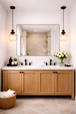 RABALUX 75006 Tirina závěsné svítidlo 1xE27 D150mm IP44 matná černá, průhledná