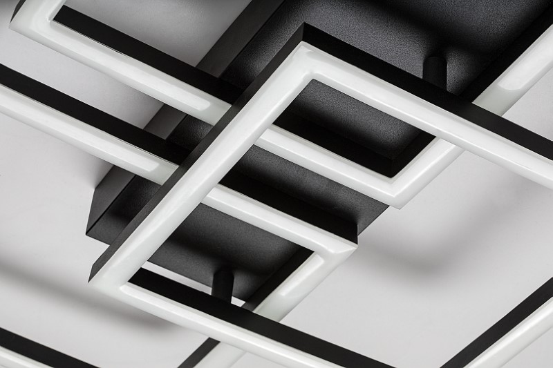 RABALUX 71390 Fatma stropní svítidlo LED 40W/3500lm 3000-6500K černá, bílá, stmívatelné, dálkový ovladač