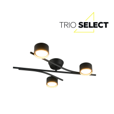 Stropné svietidlo 3x GX53 čierne zlaté TRIO SELECT CODA 669000380