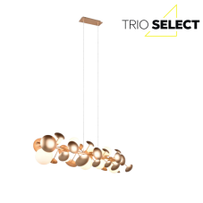 TRIO SELECT 317401079 BUBBLE závěsné svítidlo 10xG9 zlatá, bílá