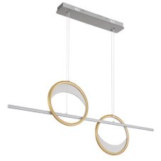 GLOBO 67333-40H UMBRA závesné svietidlo LED 40W/1761lm 2700-6500K strieborná, zlatá, biela, diaľkový ovládač