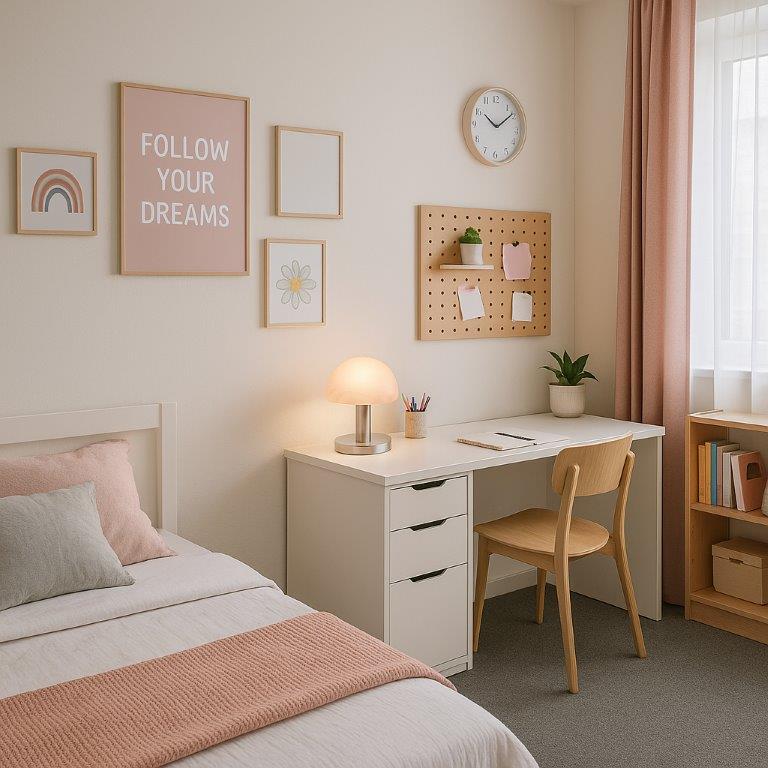 TRIO FYNN T599100106 - elegantná dotyková lampička v dievčenskej izbe