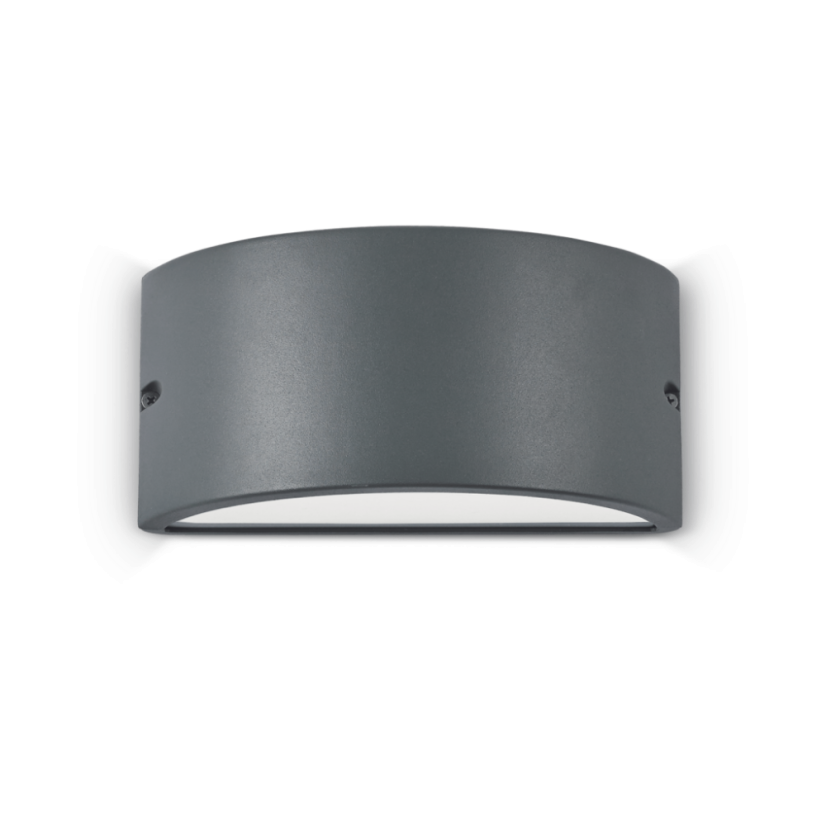 Exteriérové ​​nástěnné svítidlo Ideal lux 092423 REX-2 AP1 antracit 1xE27 60W IP44