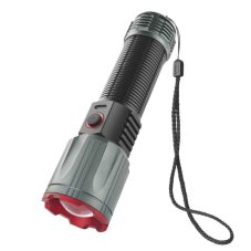 EMOS P3122 LED nabíjecí ruční svítilna 3000lm Li-Ion 26650 USB-C IP43 černá, metalická šedá