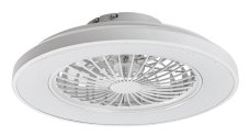 RABALUX 71332 Dalfon2 stropní svítidlo s ventilátorem D485mm LED 48W/2400lm 3000-6500K bílá, stmívatelné, dálkový ovladač, starlight efekt