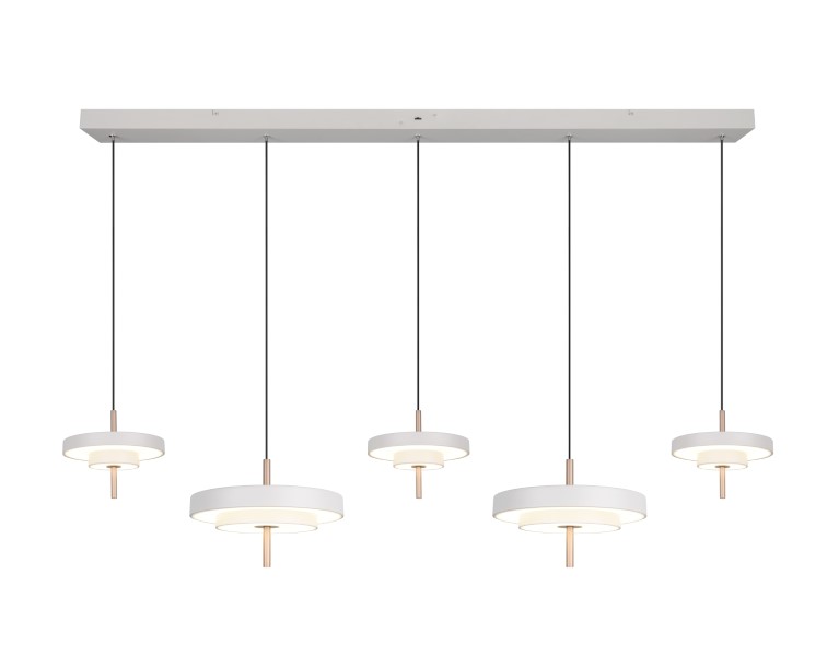 TRIO 340210576 KEATON závesné svietidlo D300mm SMD LED 50W/5900lm 2300+3000+4000K svetlošedá, switchdimmer