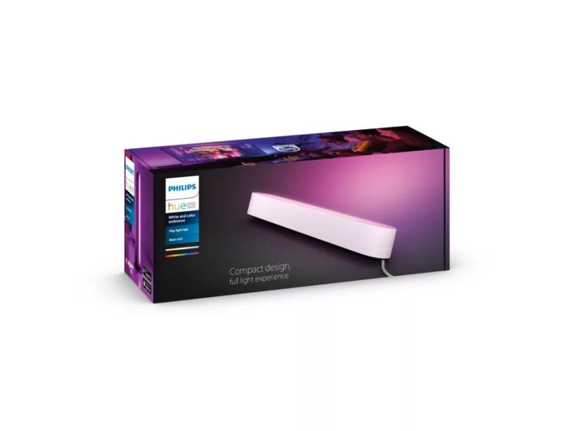Philips HUE White and color ambiance 78201/31/P7 Hue Play nástenné / stolové svietidlo LED 6,6W/500lm 2000-6500K+RGB biela