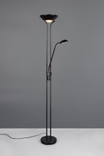 TRIO Reality R42292132 SPOCK stojacia lampa v1800mm SMD LED 19, 5W/2200, 500lm 3000K čierna matná