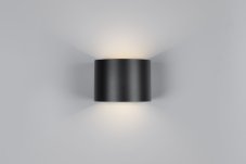 TRIO Reality R24161632 GENIE vonkajšie nástenné svietidlo efektné SMD LED 2x1W/150lm 3000K IP44 čierna matná