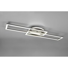 TRIO Reality R67183107 TWISTER stropní svítidlo SMD LED 30W/4500lm 2700-6000K matný nikl, switchdimmer, dálkový ovladač, otočná ramena