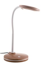 GLOBO 52290146 CARMEN dotykové stolní svítidlo LED 4,6W 500/300lm 3000K imitace dřeva, 3StepDIM