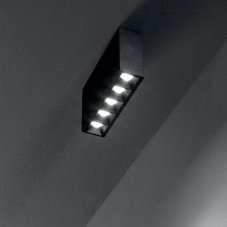 Ideal Lux 244884 LIKA stropné svietidlo LED 12,5W/1100lm 3000K čierna