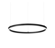 Ideal Lux 304410 ORACLE SLIM závesné svietidlo LED D700mm 38W 4500/2320lm 4000K čierna