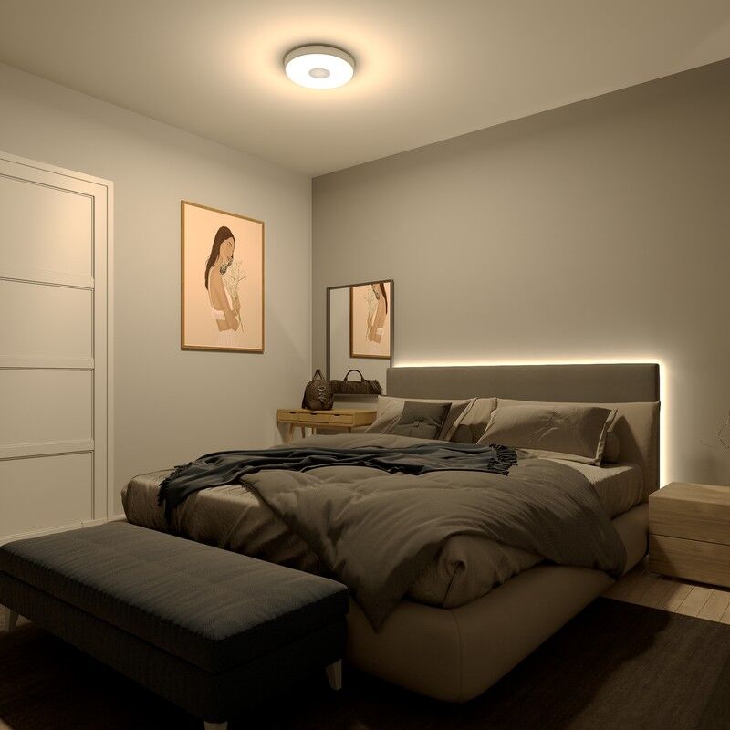 Philips 8720169301252 Coiner stropní svítidlo D389mm LED 24W/2700lm 2700K bílá, SceneSwitch