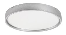 RABALUX 71289 Dewson stropné svietidlo D450mm LED 37W/2480lm 3000K kartáčovaný hliník, biela