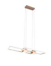 TRIO 347710465 ALBANY závesné svietidlo SMD LED 37W/4300lm 2700-6500K kávová, diaľkový ovládač