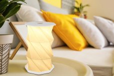 GLOBO 28081 BENDERA dotyková stolná lampička V210mm LED 1W 168/81lm 2600+3500+4800K biela, USB Cable incl.