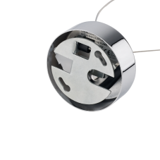 IdealLux 250342 NEMO SP1 D40 závěsné svítidlo 400mm E27 1x60W IP20 chrom