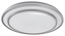 RABALUX 2131 Lupita stropní svítidlo LED D490mm 40W/2700lm 3000-6500K stříbrná, bílá, stmívatelné, dálkový ovladač
