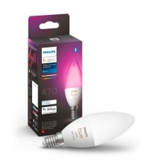Philips Hue White and color ambiance 8719514356610 LED žárovka E14 4W/470lm B39 svíčka 2000-6500K+RGB bluetooth