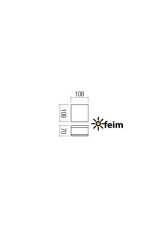 REDO 90108 AKRON exteriérové stropné svietidlo CREE COB LED 9W 882/754lm 3000K IP54 biela