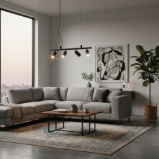 IdealLux 231341 DYNAMITE SP4 závesné svietidlo GU10 4x28W IP20 čierna