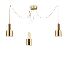 IdealLux 231600 HOLLY SP3 závěsné svítidlo E27 3x60W IP20 mosaz
