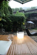 LUTEC 6908001331 TABLE CUBE solární stolní LED svítidlo 1W 3000K IP44 bílá