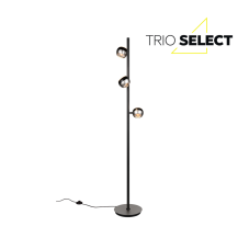 TRIO SELECT 444410307 ORBIT stojací lampa V1500mm SMD LED 3x8W/3x800lm 2300+3000+4000K černá, nikl matný, ON/OFF