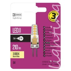 Emos LED žárovka ZQ8620 JC 2W G4 210lm 3000K