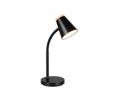 TRIO Reality R55831102 PONGO stolná lampička v360mm SMD LED 4,5W/500lm 3000K čierna