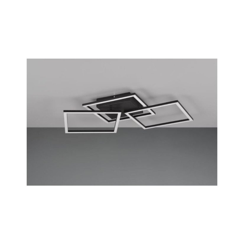 TRIO Reality R64493132 TRAIL stropné svietidlo SMD LED 31W/3550lm 3000K čierna matná