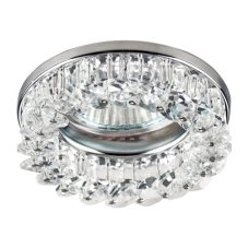 Emithor 71033 CRYSTALS DOWNLIGHT zápustné svietidlo GU10/50W,číry krištáľ/chróm