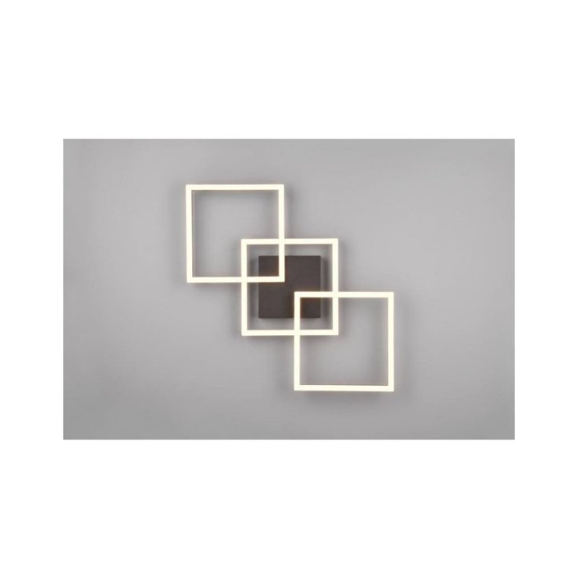 TRIO Reality R64493132 TRAIL stropné svietidlo SMD LED 31W/3550lm 3000K čierna matná