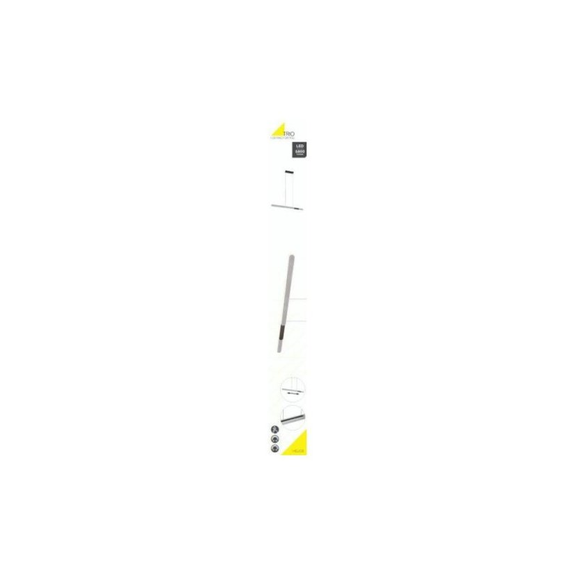 TRIO 343310305 HELIOS závesné svietidlo SMD LED 48W/5800lm 2700-6500K brúsený hliník