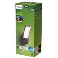 Philips 8720169263796 UltraEfficient Splay venkovní nástěnné svítidlo LED 3,8W/800lm 2700K IP44 antracit